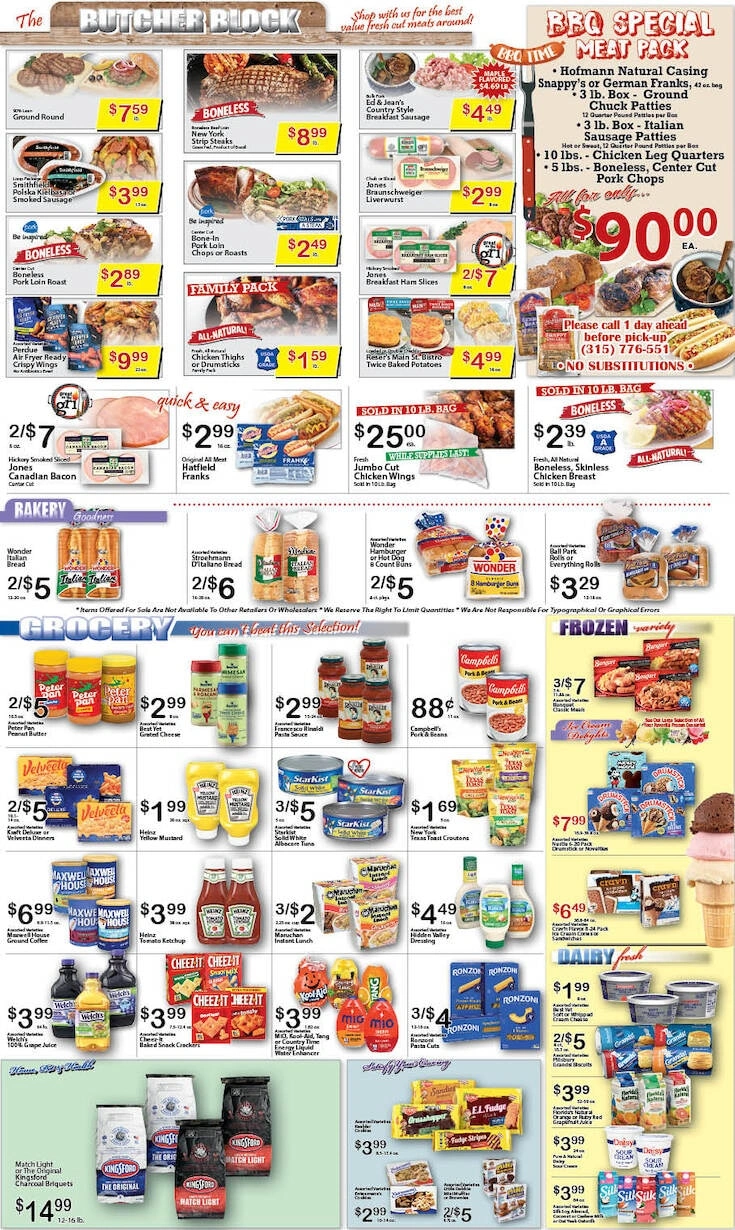 Ed and Jean's Market flyer page 2