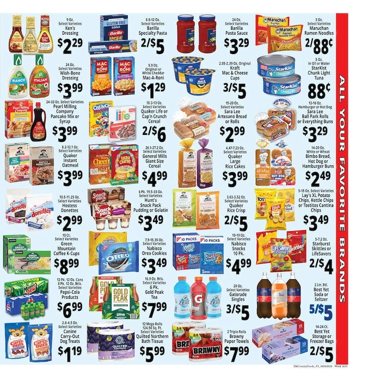 Elk County Foods flyer page 3
