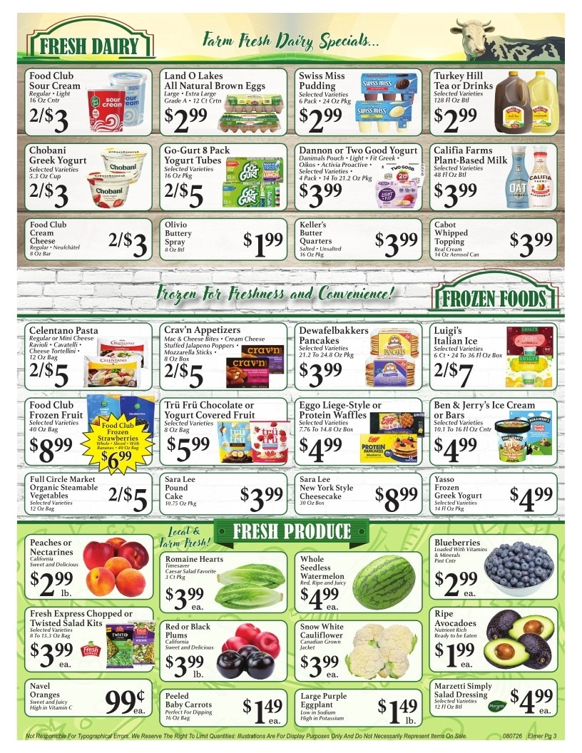 Elmer IGA flyer page 3