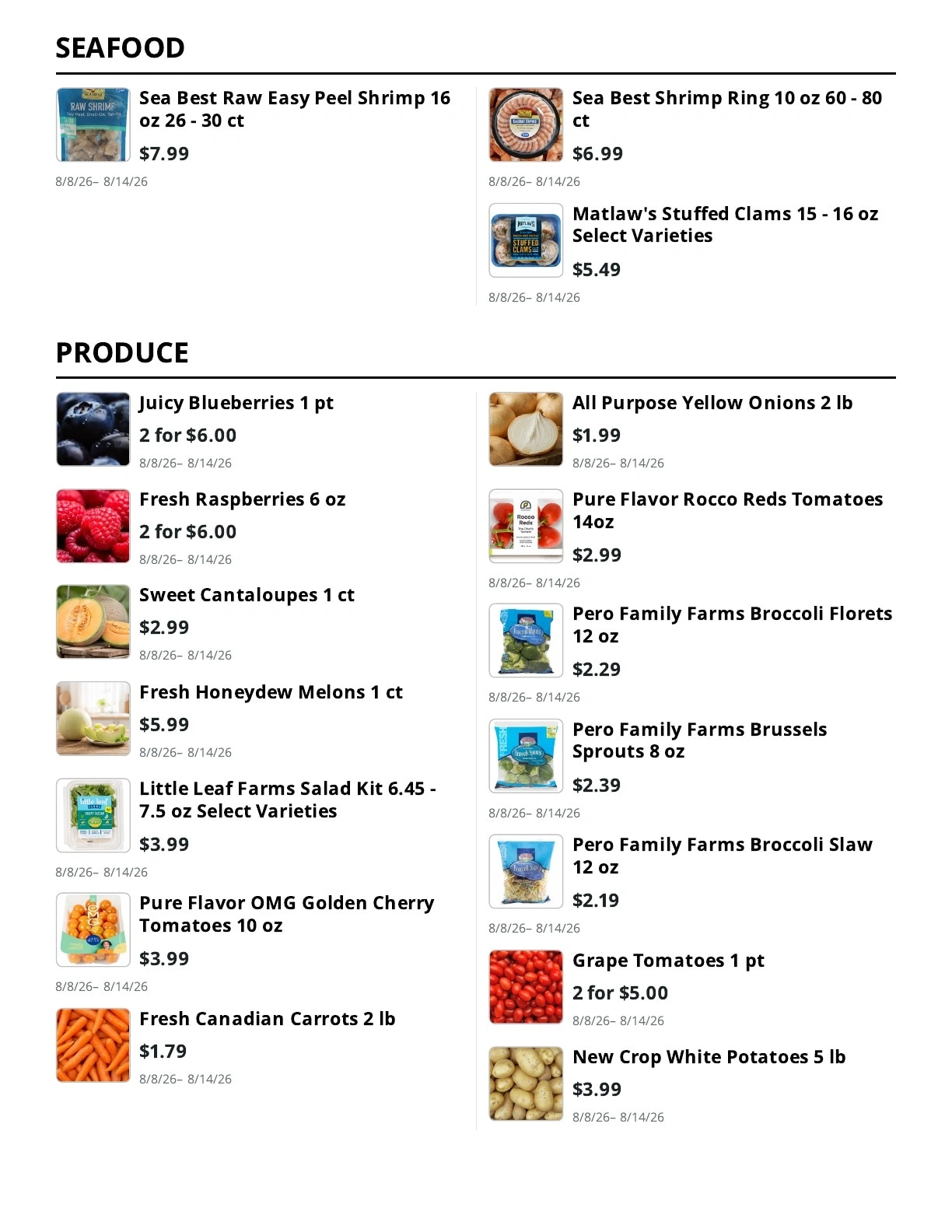 E.M. Heath Supermarket flyer page 3