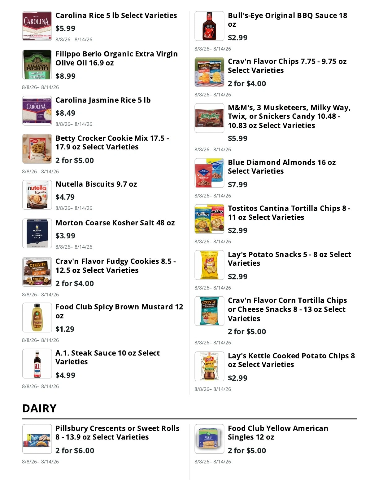 E.M. Heath Supermarket flyer page 6