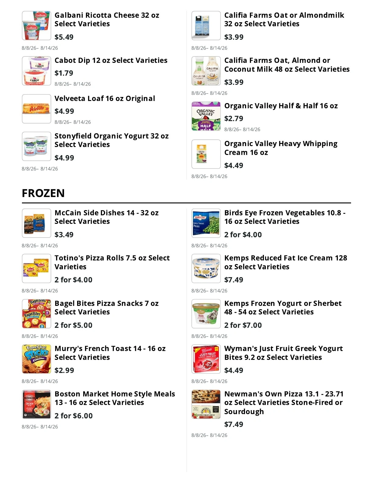 E.M. Heath Supermarket flyer page 7