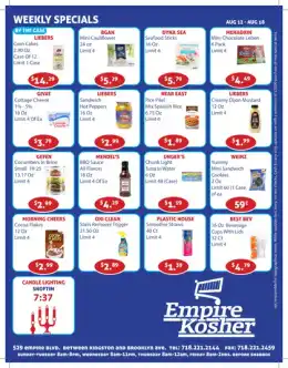 Empire Kosher Supermarket Weekly Ad