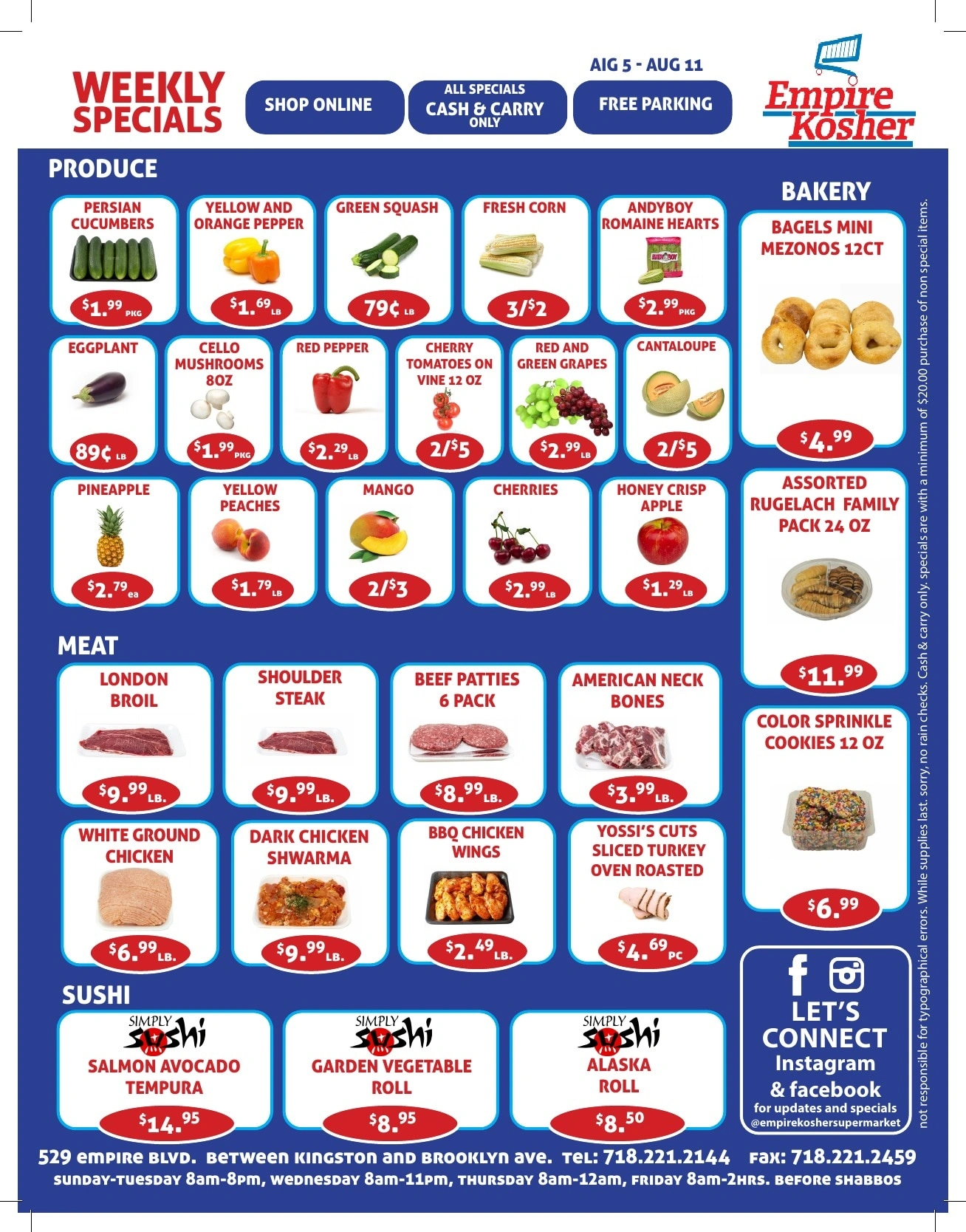 Empire Kosher Supermarket flyer page 2