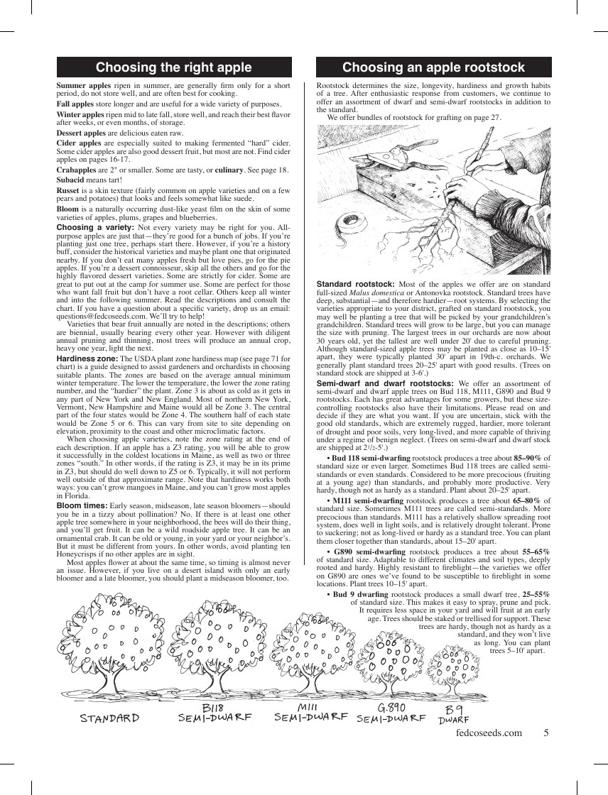 Fedco Seeds flyer page 5