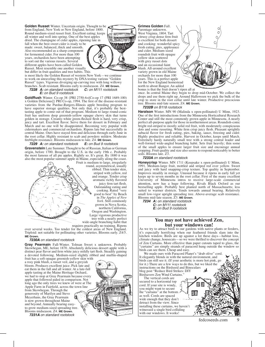 Fedco Seeds flyer page 9