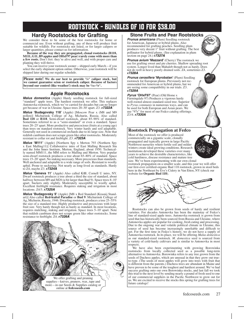 Fedco Seeds flyer page 27