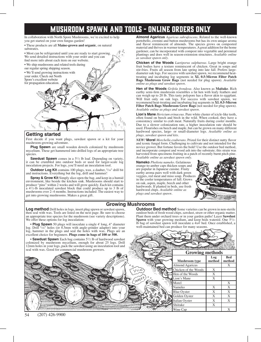 Fedco Seeds flyer page 54