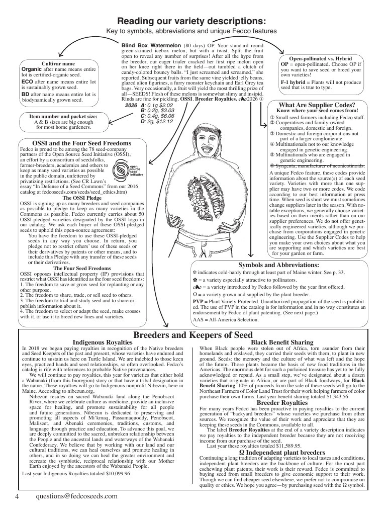 Fedco Seeds flyer page 4
