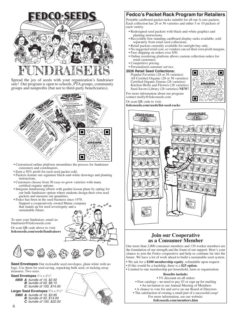 Fedco Seeds flyer page 6