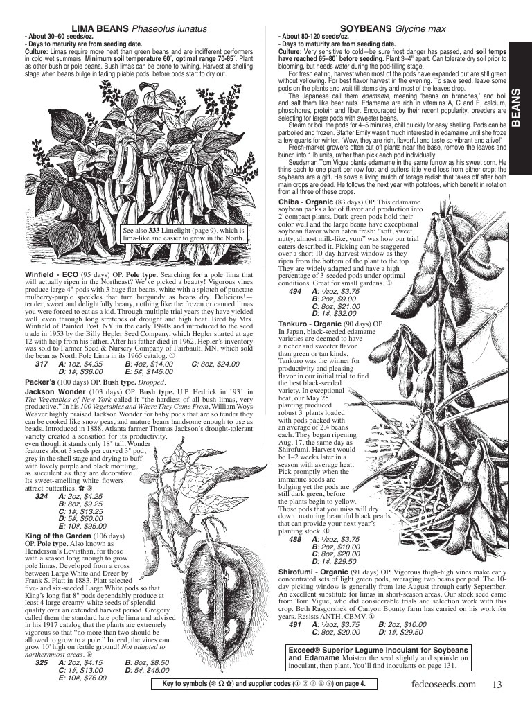 Fedco Seeds flyer page 13