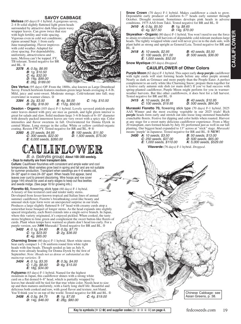 Fedco Seeds flyer page 19