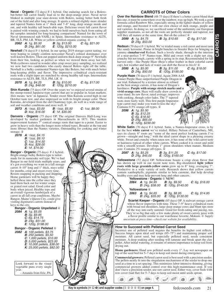 Fedco Seeds flyer page 21