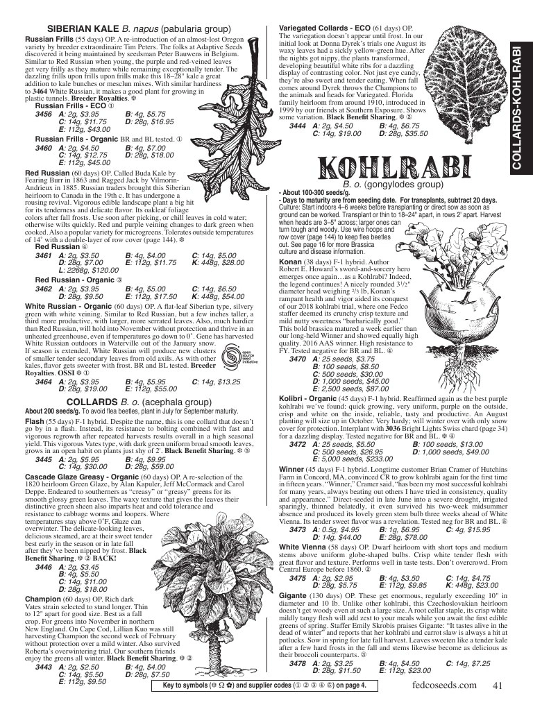 Fedco Seeds flyer page 41