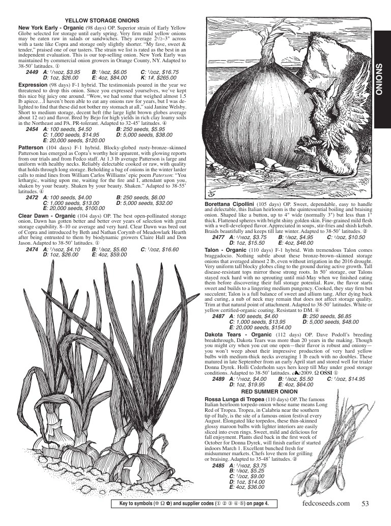 Fedco Seeds flyer page 53