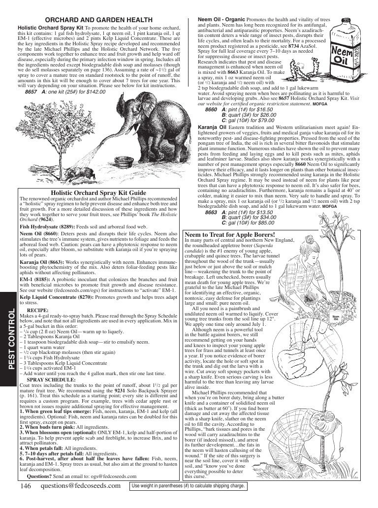 Fedco Seeds flyer page 146