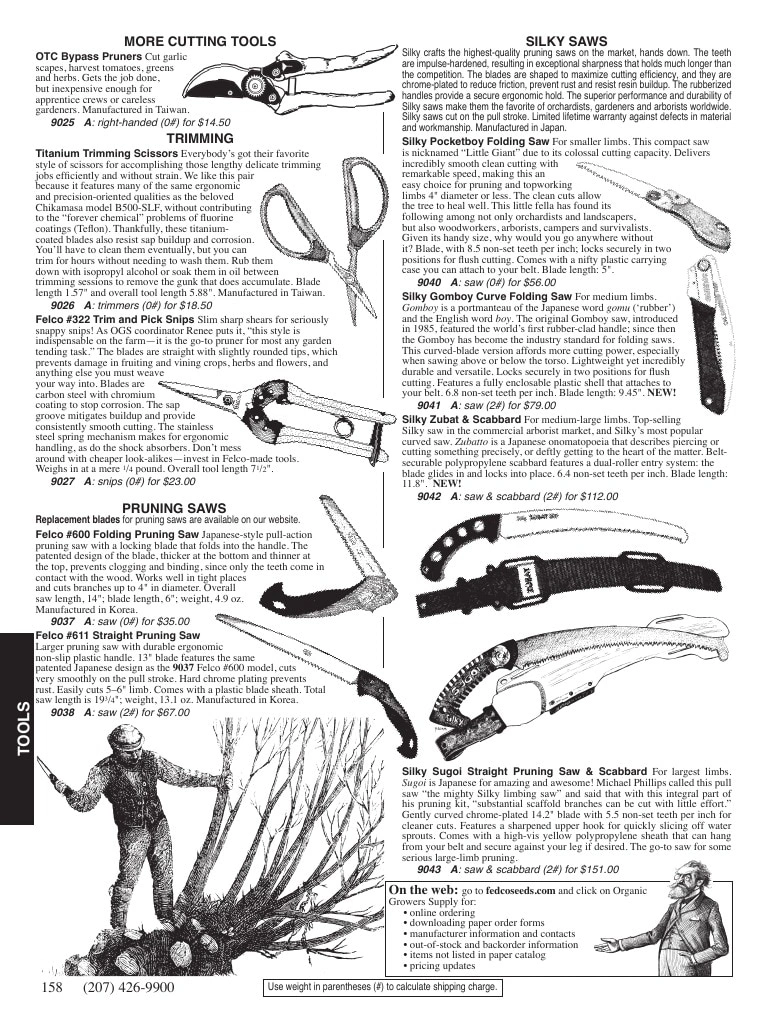 Fedco Seeds flyer page 158