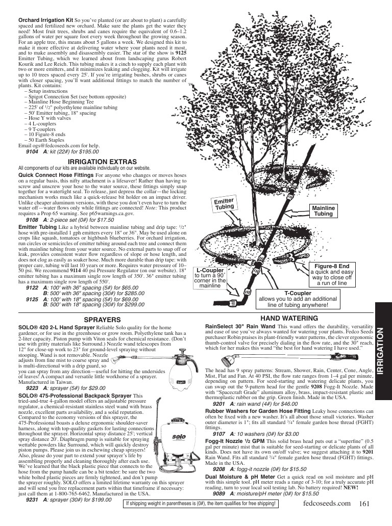 Fedco Seeds flyer page 161