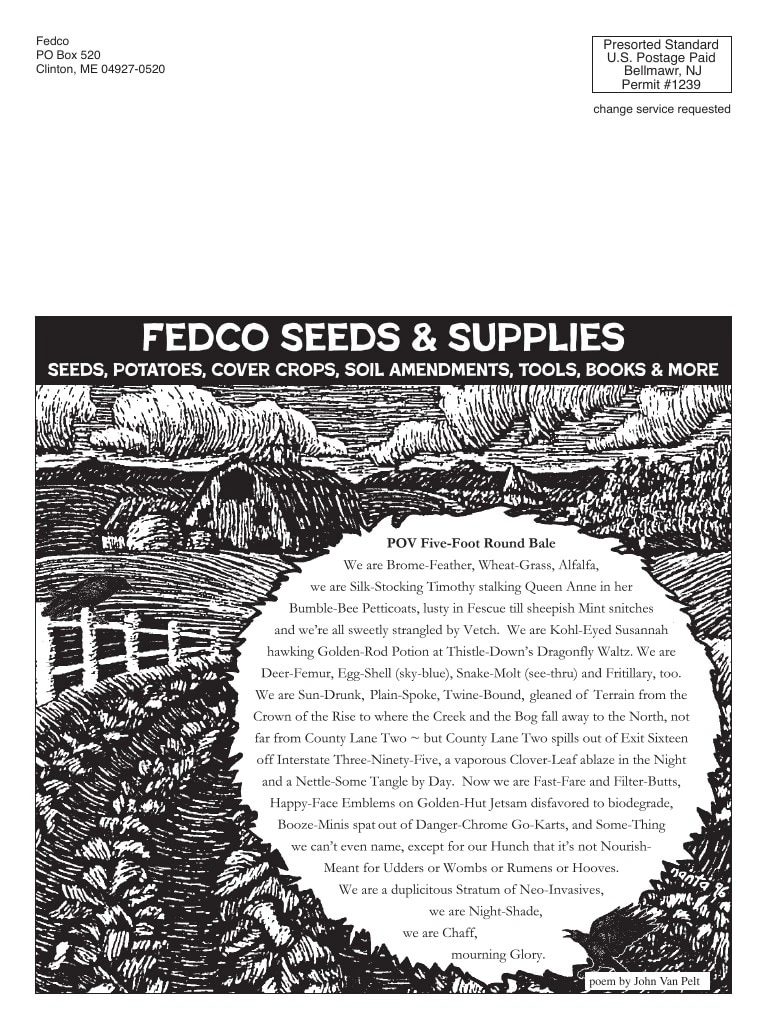 Fedco Seeds flyer page 176