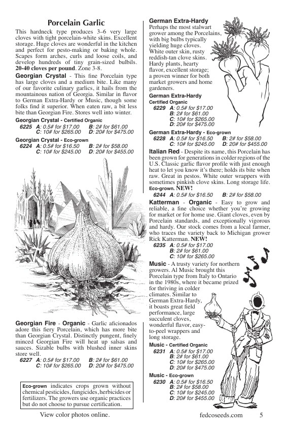 Fedco Seeds flyer page 5