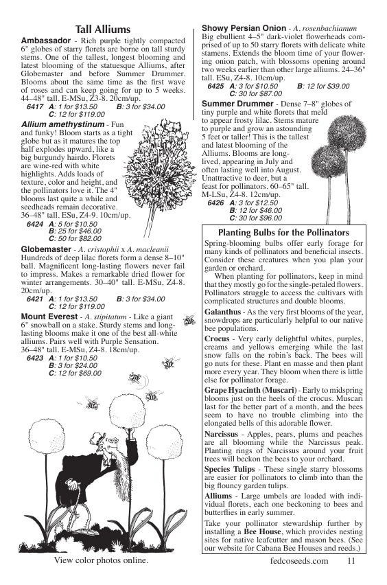 Fedco Seeds flyer page 11