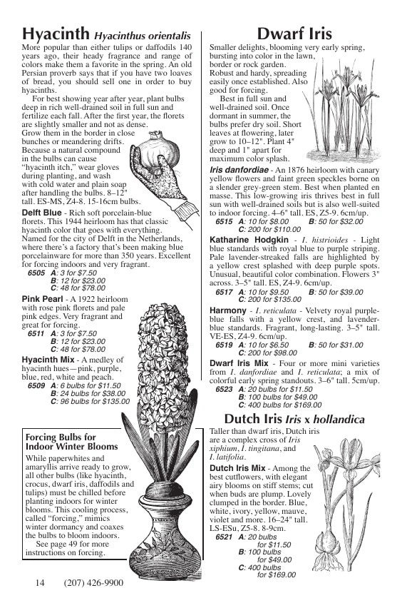 Fedco Seeds flyer page 14