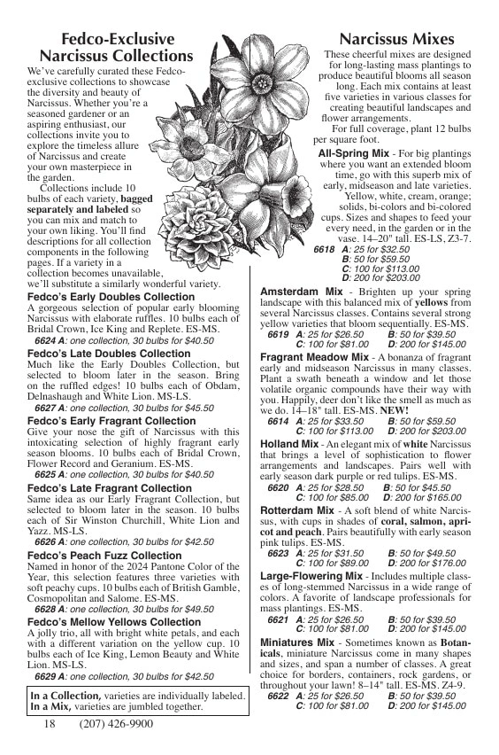 Fedco Seeds flyer page 18