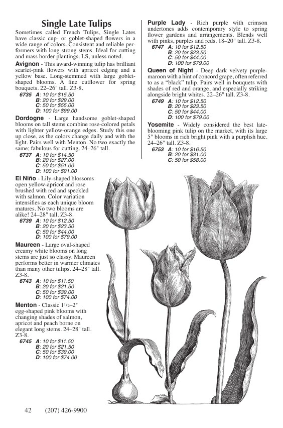 Fedco Seeds flyer page 42