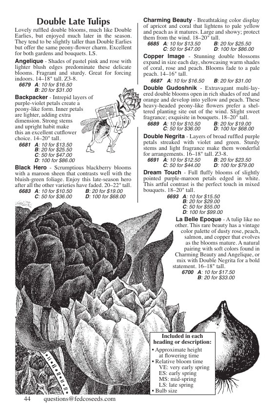 Fedco Seeds flyer page 44