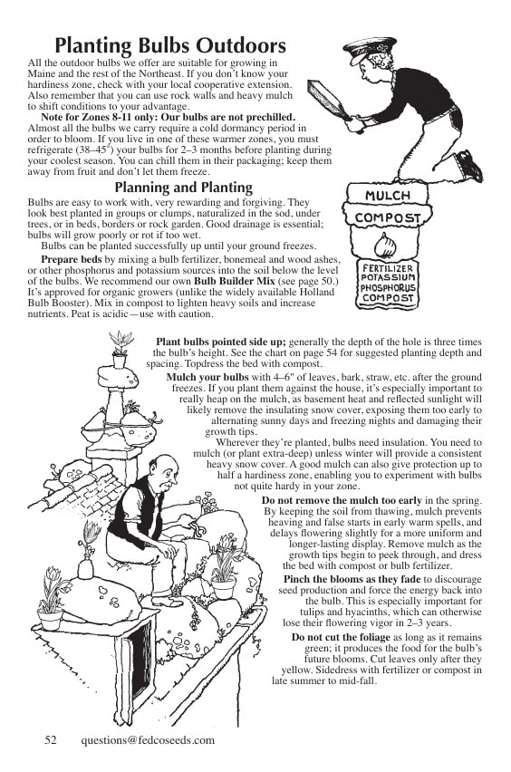 Fedco Seeds flyer page 52