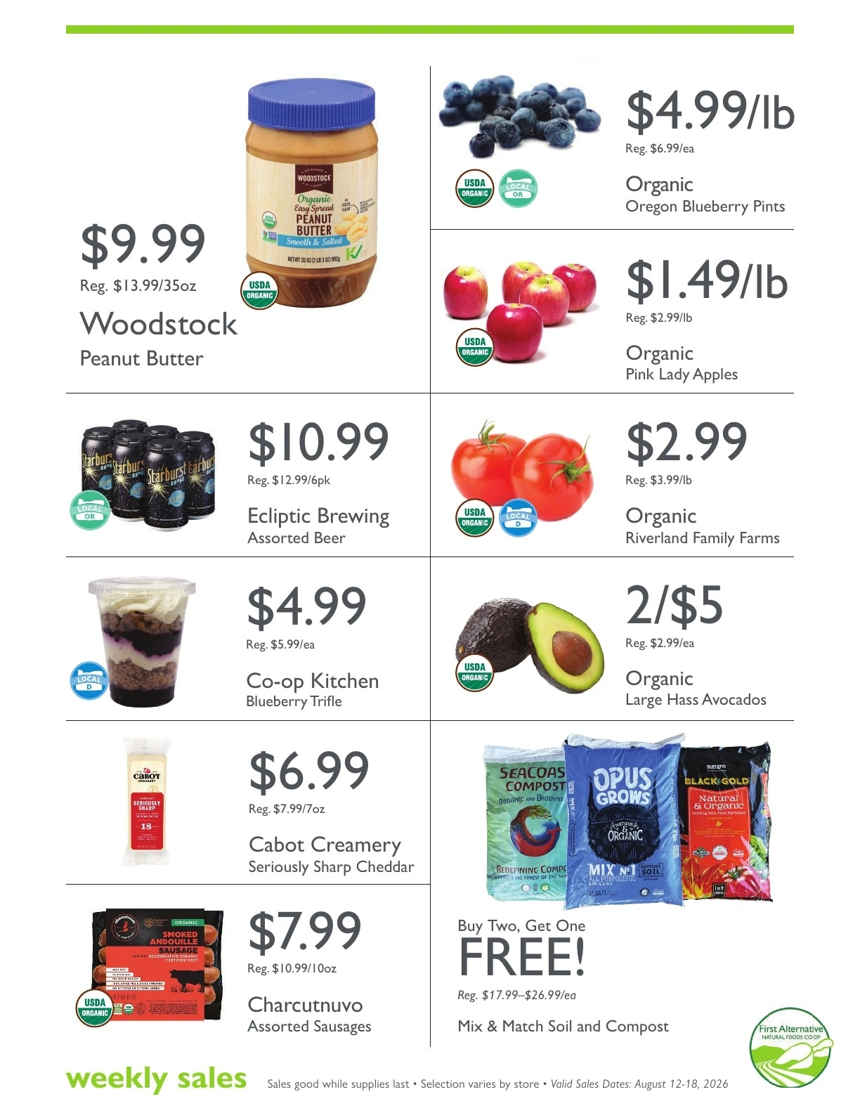 First Alternative Co-op flyer page 2