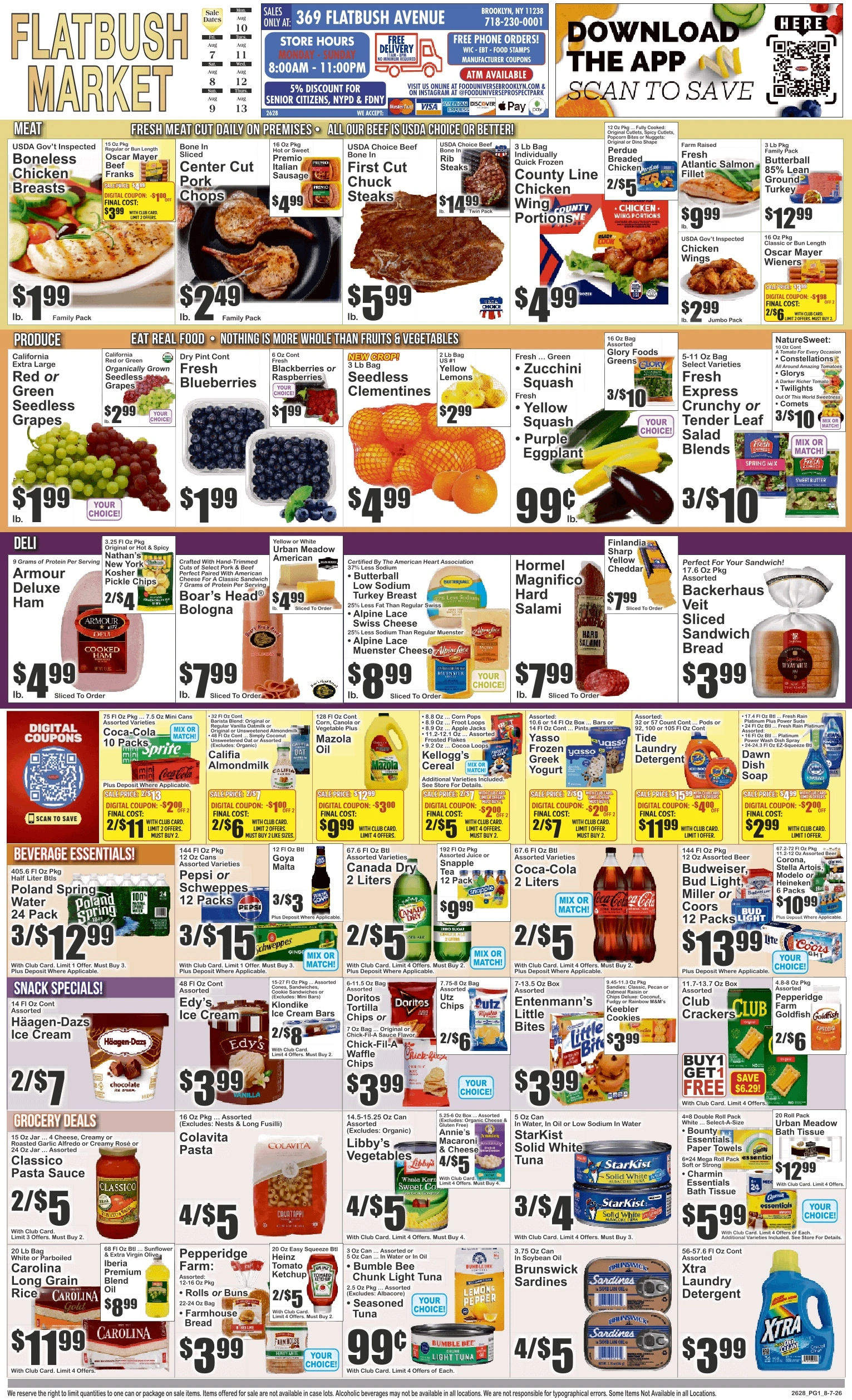 Flatbush Market flyer page 1