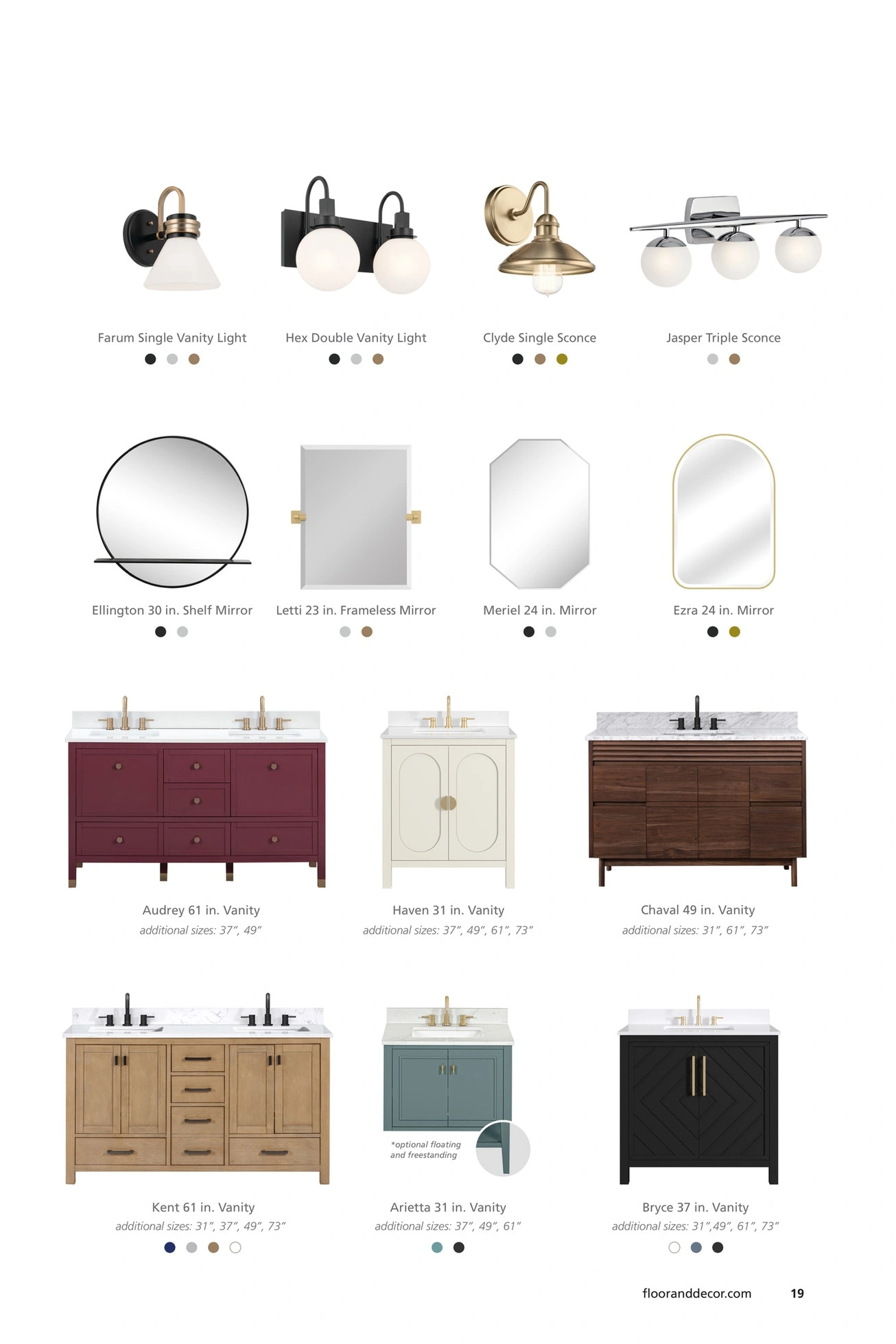 Floor & Decor flyer page 19