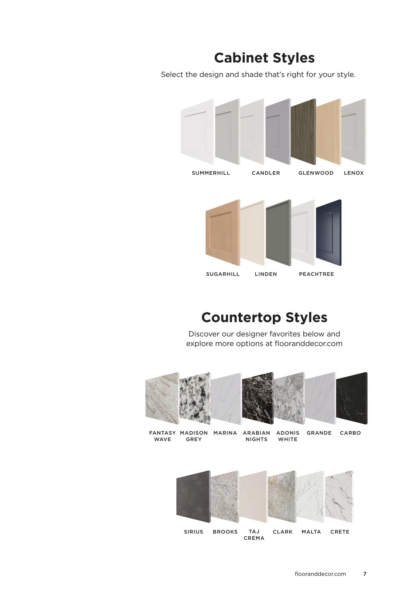 Floor & Decor flyer page 7