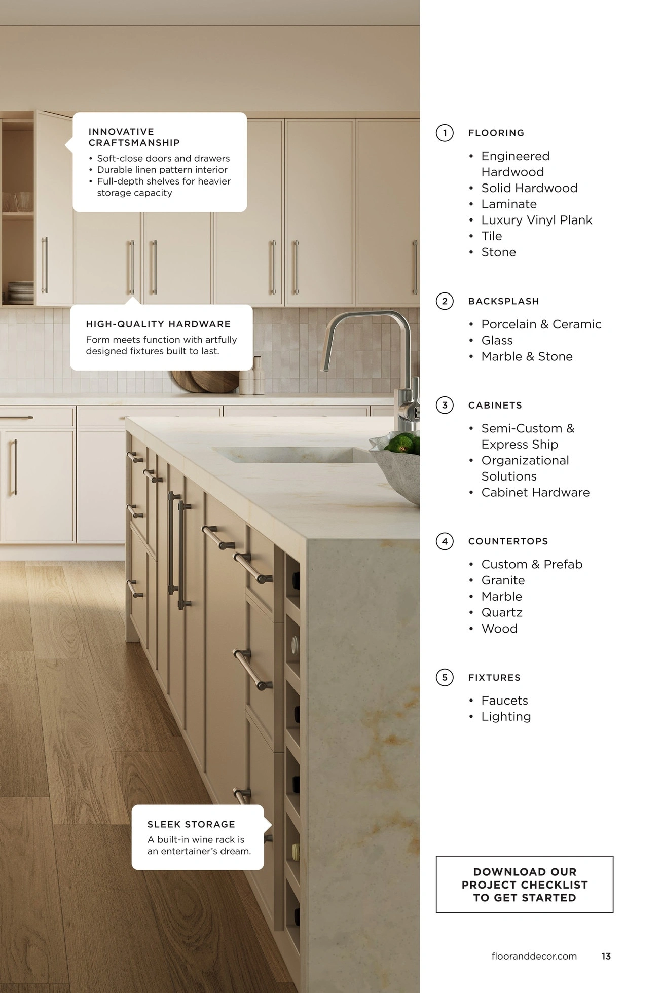 Floor & Decor flyer page 13
