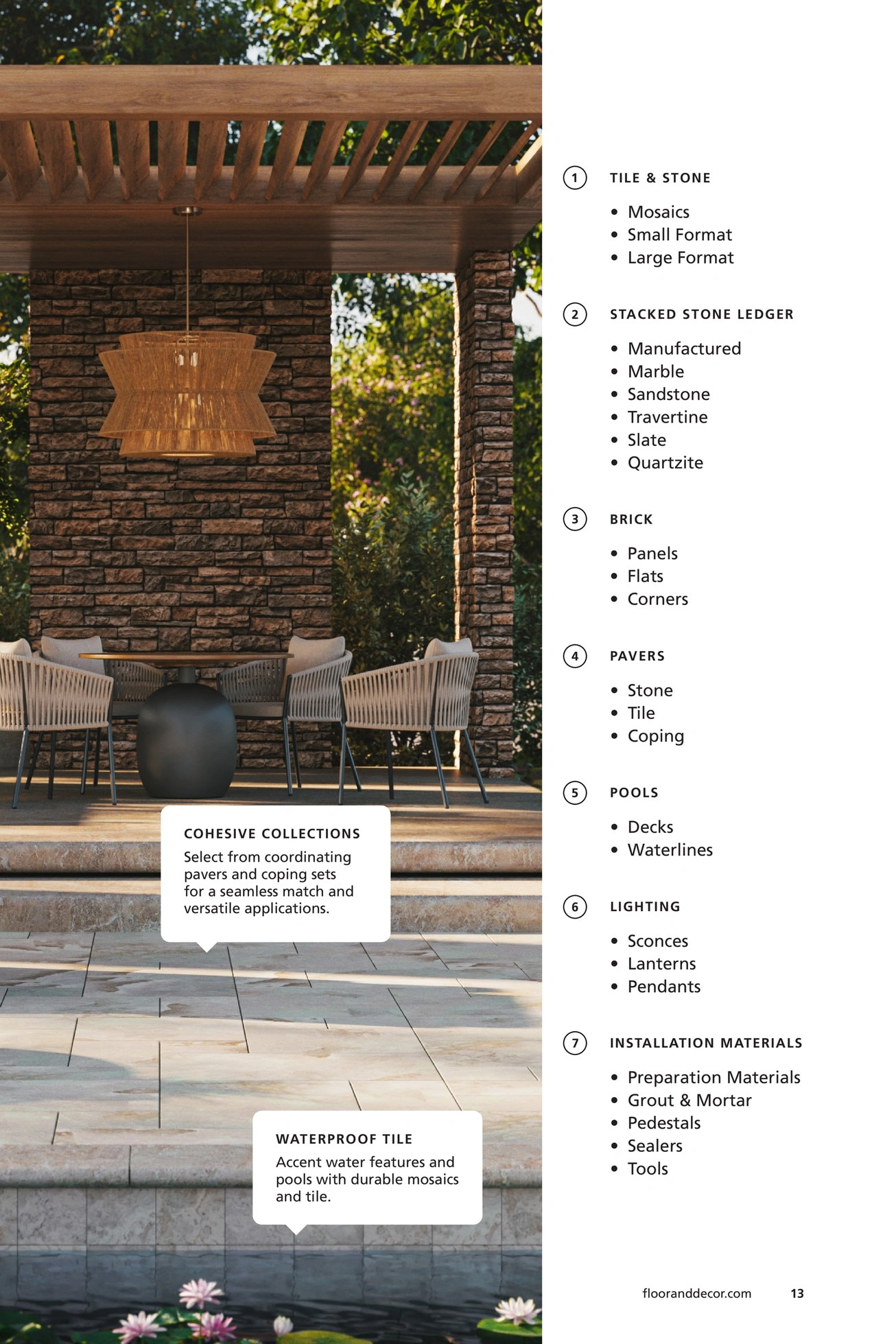 Floor & Decor flyer page 13