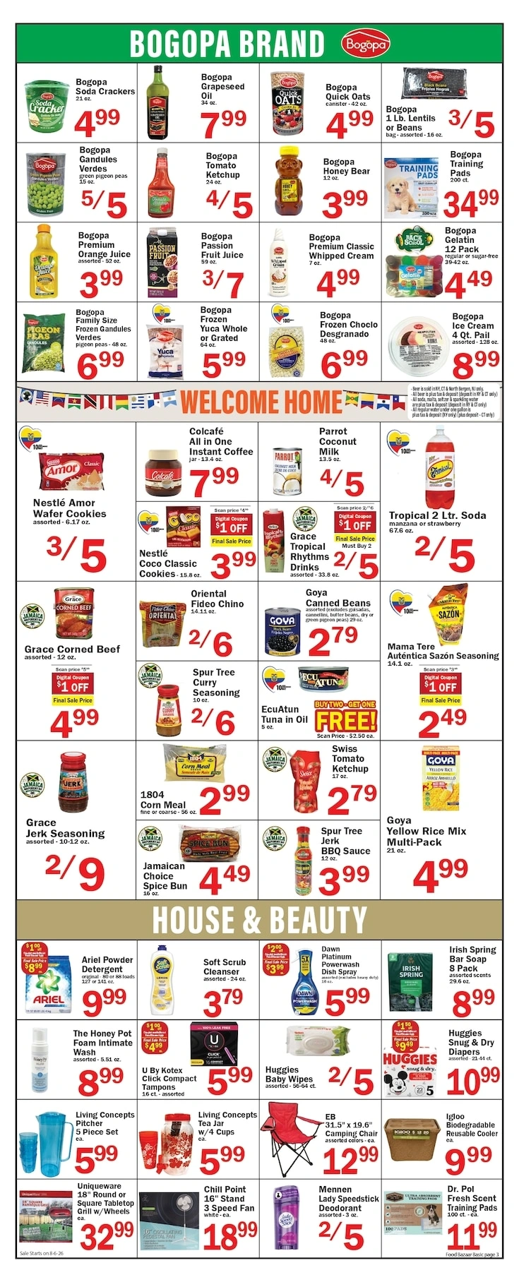 Food Bazaar flyer page 3