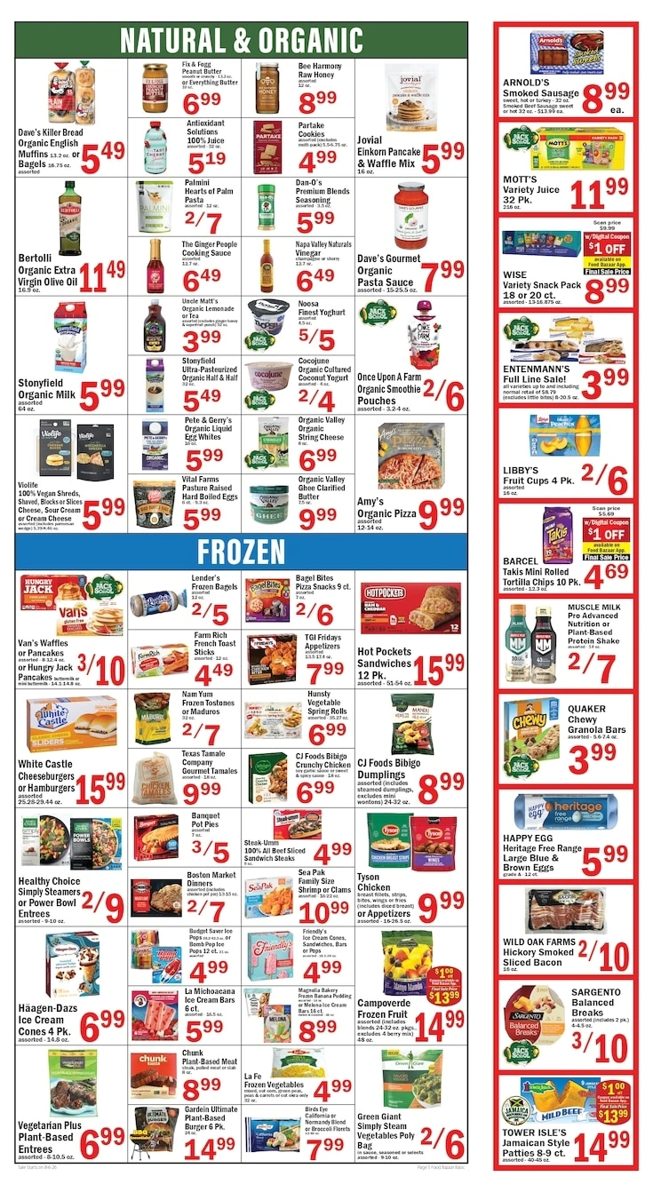 Food Bazaar flyer page 5