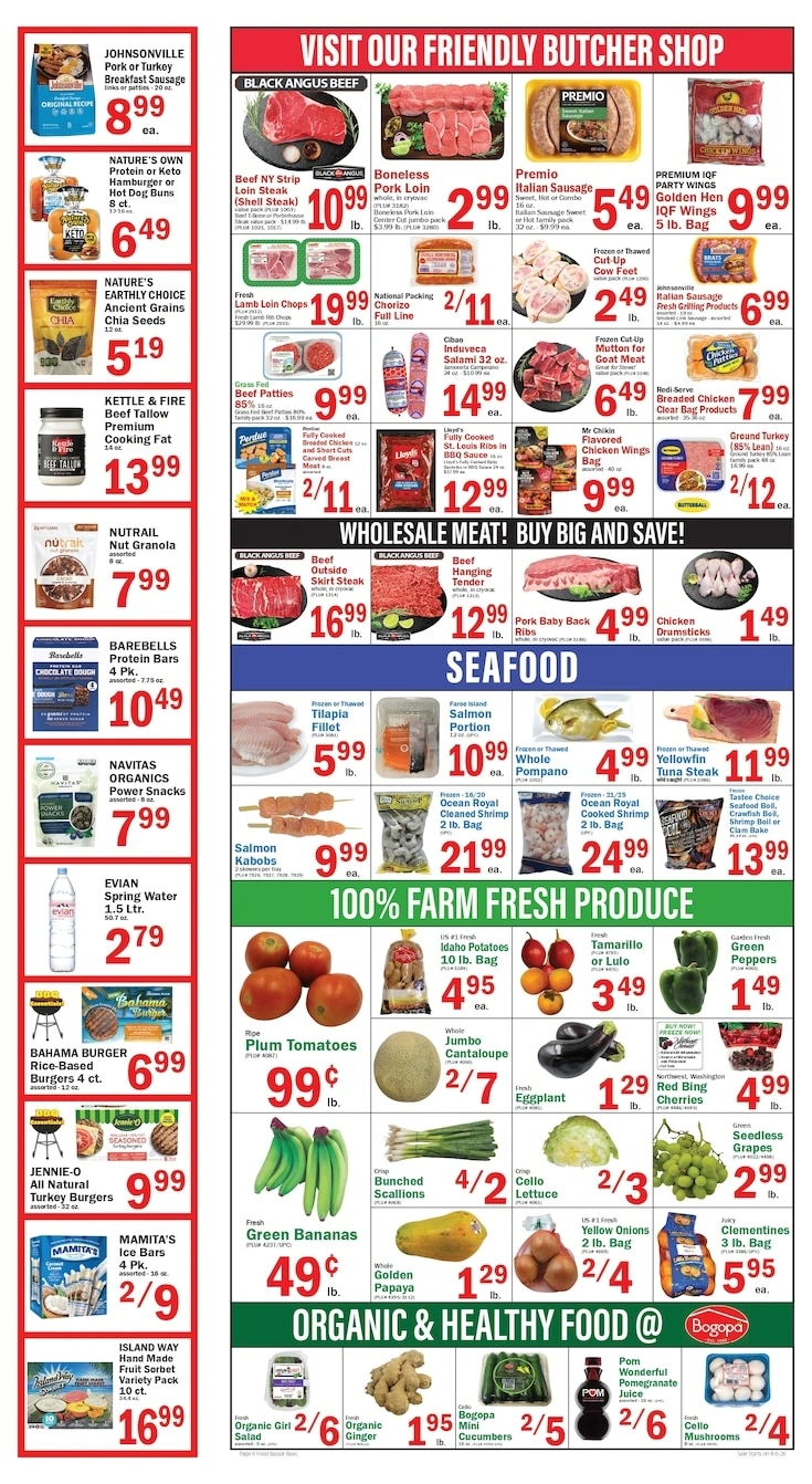Food Bazaar flyer page 6