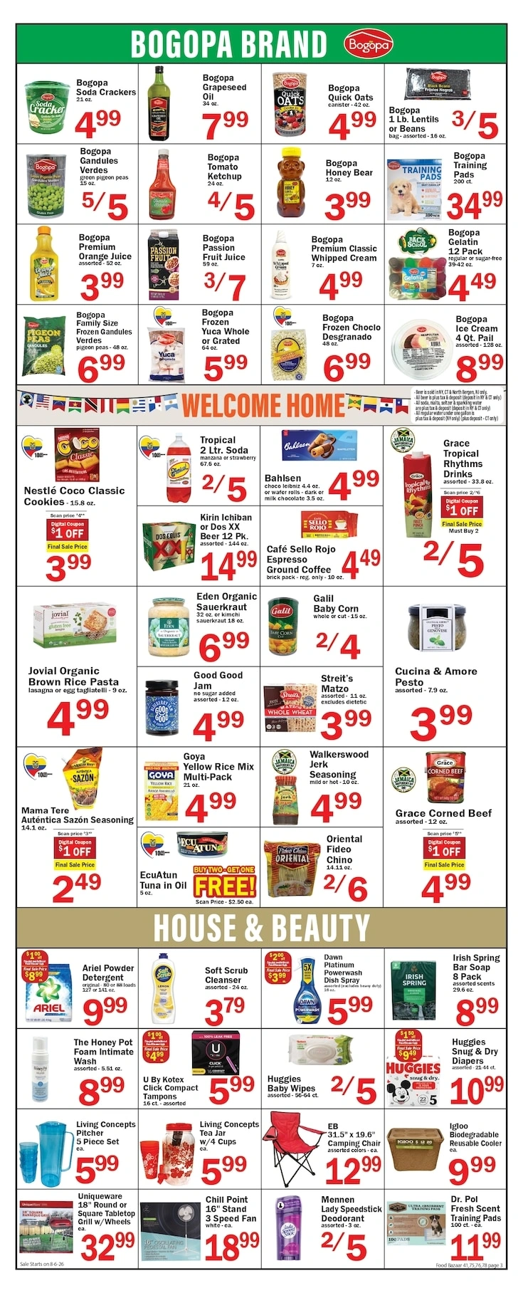 Food Bazaar flyer page 3