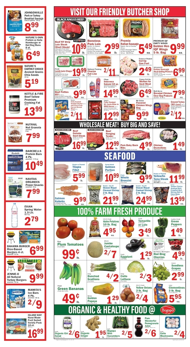 Food Bazaar flyer page 6
