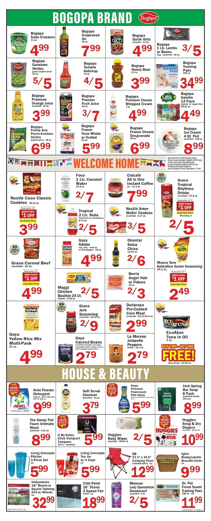 Food Bazaar flyer page 3