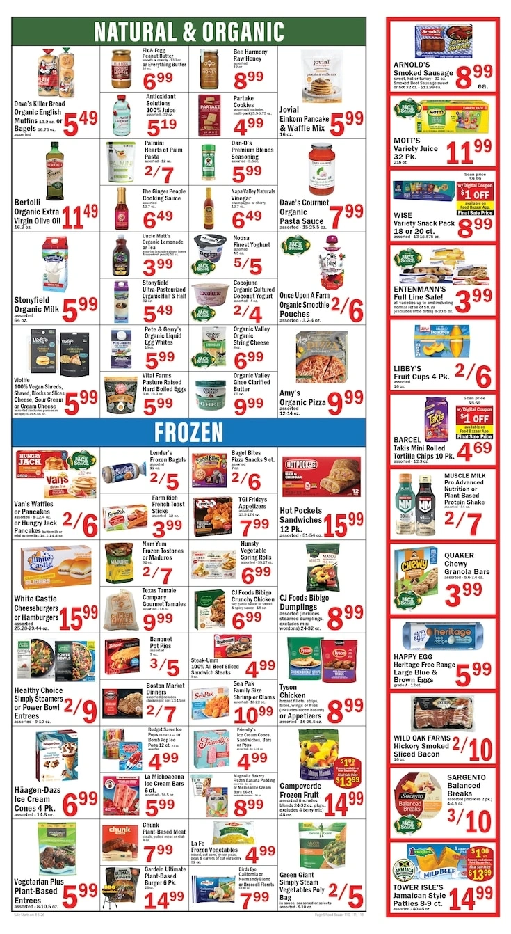 Food Bazaar flyer page 5