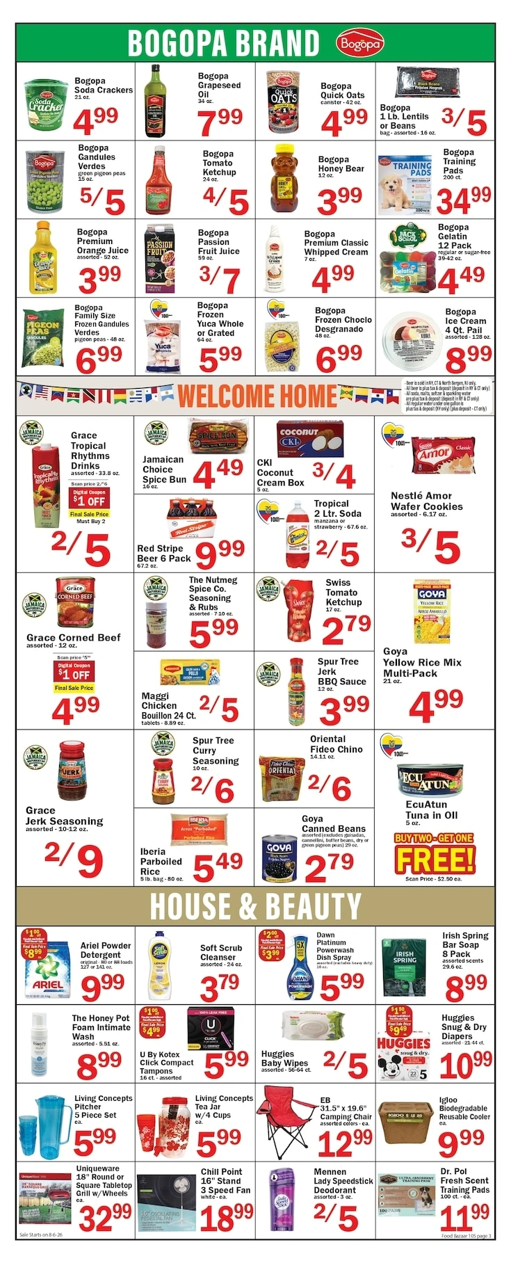 Food Bazaar flyer page 3
