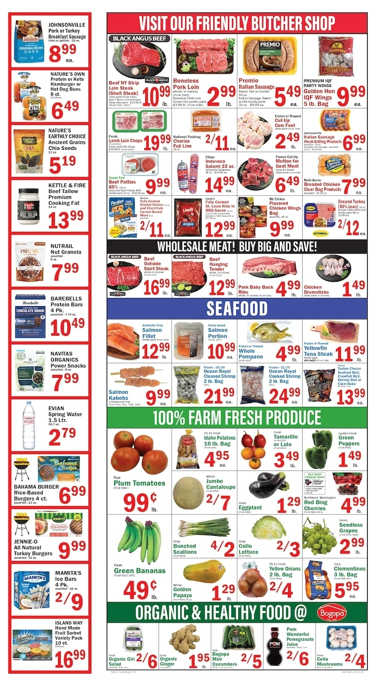 Food Bazaar flyer page 6