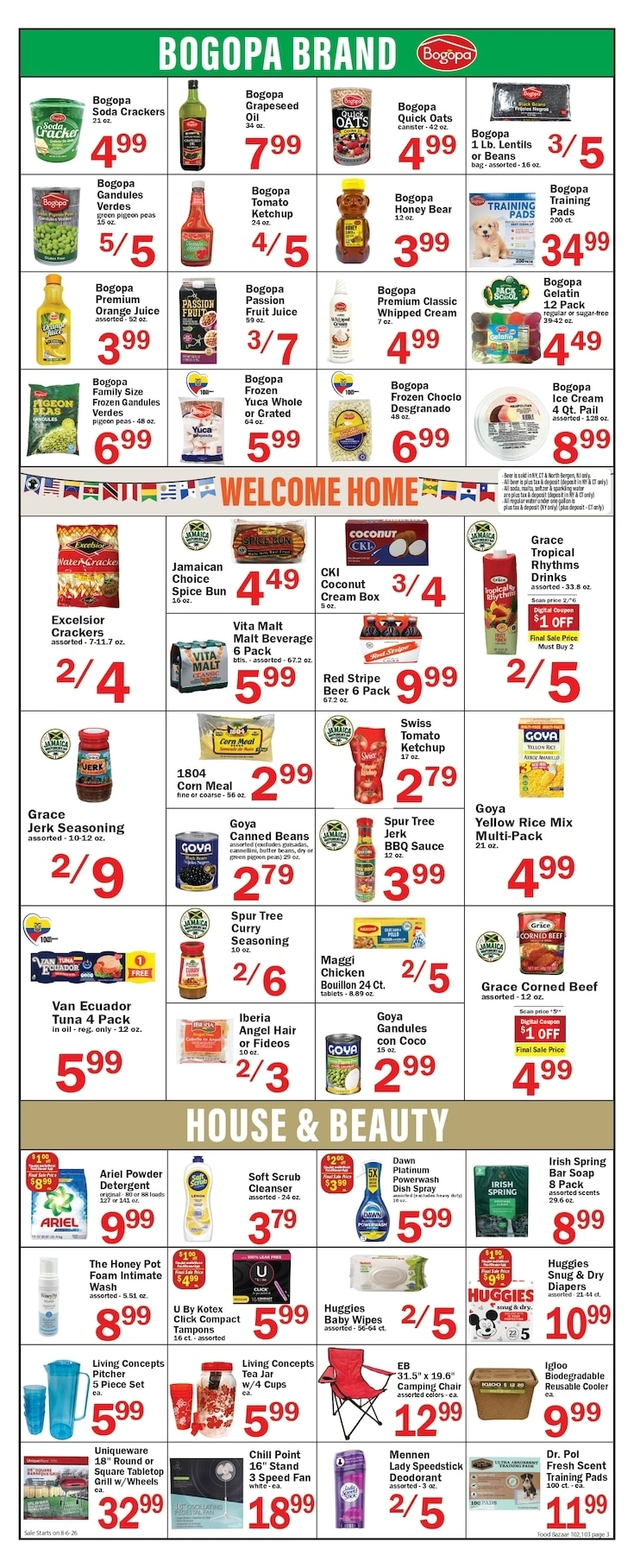Food Bazaar flyer page 3