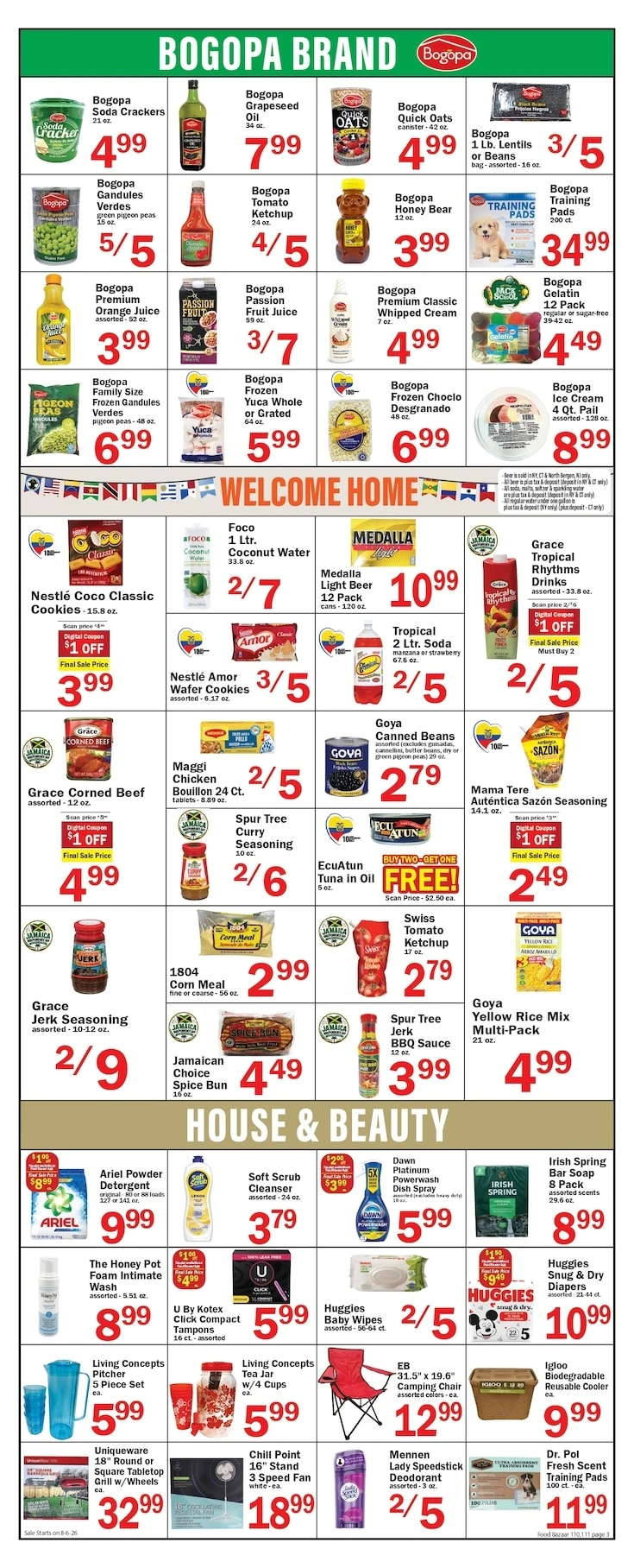 Food Bazaar flyer page 3