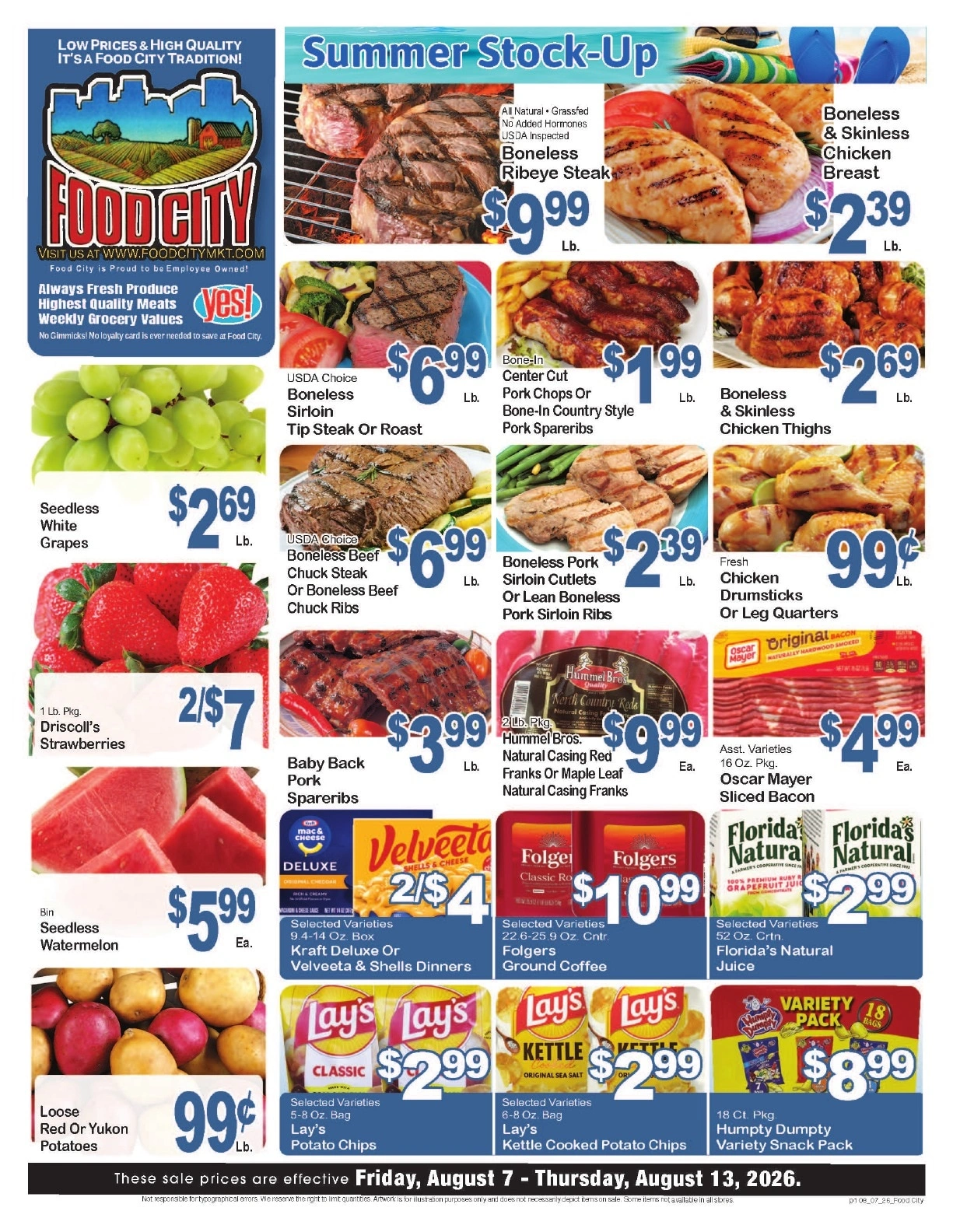 Food City New England flyer page 1