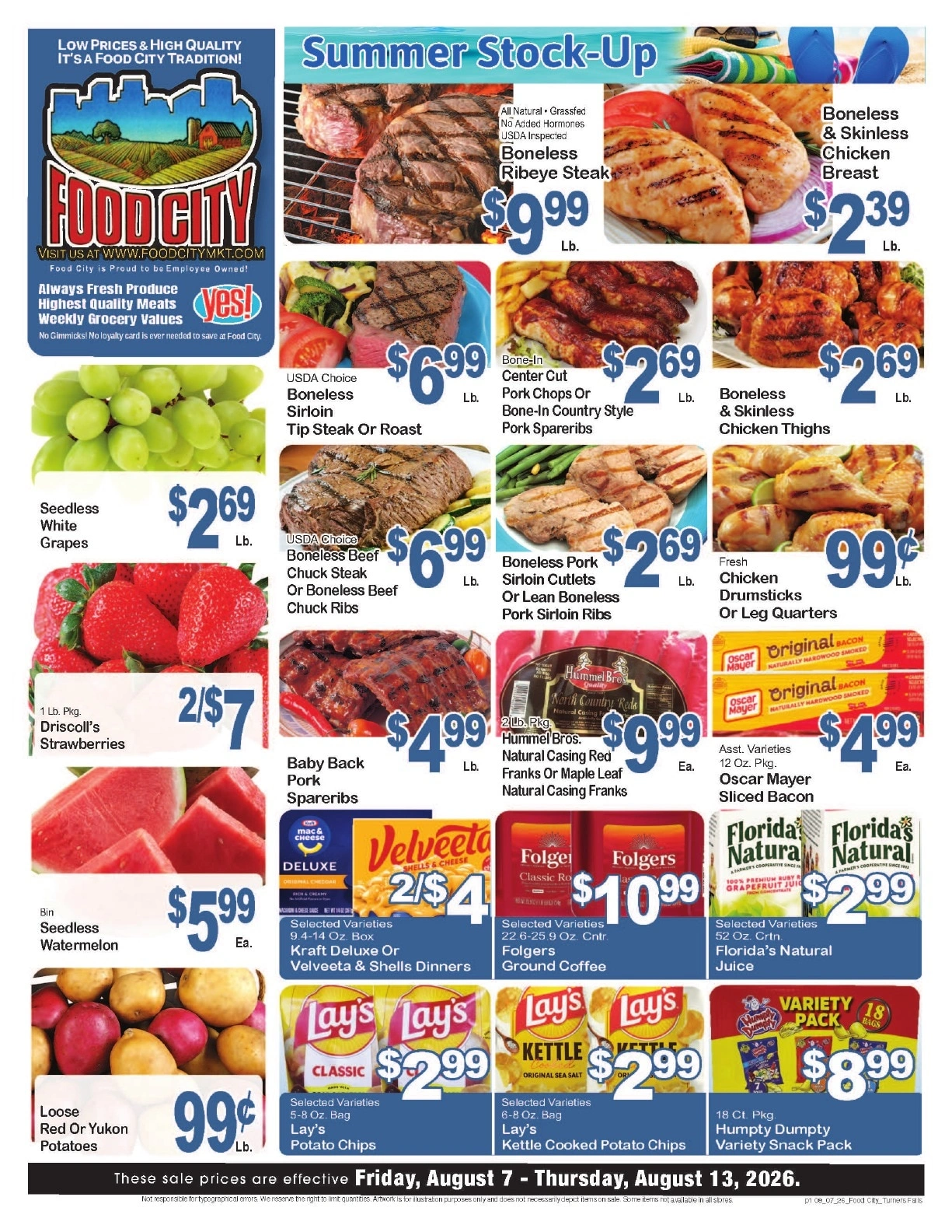 Food City New England flyer page 1