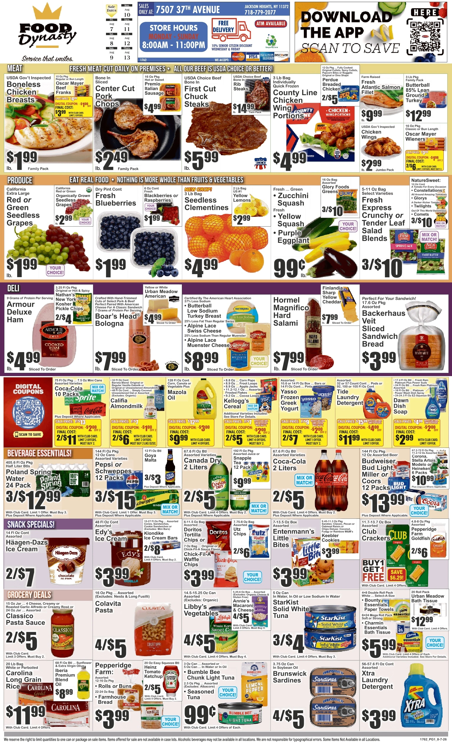 Food Dynasty flyer page 1
